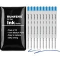 Produktbild: Kugelschreiber Minen Großraum Kugelschreibermine Blau 1,0mm G2 Ersatzminen