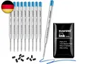 Produktbild: 10er-Set Großraumminen für Kugelschreiberminen Großraumminen Metall Ersatzminen