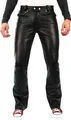 Produktbild: Bockle® 1970 Bootcut Herren Lederhose Leder Hose mit Schlag 1970 echt Leder, W29/L30