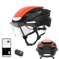 Produktbild: Lumos Ultra E-Bike Smart Helm | NTA 8667 Zertifiziert | LED-Leuchten vorne & hinten | einziehbarer Gesichtsschutz | App-gesteuert | E-Bike, Roller, Radfahren, Fahrrad | Erwachsene, Herren und Damen