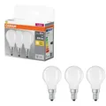 Produktbild: 3er Pack OSRAM E14 LED Base Classic P 60 matt 5,9W wie 60W warmweißes Licht