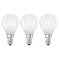 Produktbild: 3 x Osram LED Filament Tropfen 5,5W = 60Watt E14 matt 806lm Kugel warmweiß 2700K