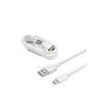 Produktbild: Samsung USB-C auf USB-A Kabel 1,5 m Weiß, 18W Schnellladen Fast Charging, Datenübertragung & Synchronisation, Kompatibel mit Galaxy Smartphones, Android Geräten, Tablets, Bulk Ohne Verpackung