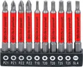 Produktbild: BGS 4831 Antirutsch-Bit-Satz | magnetisch | 70 mm | 10-tlg.