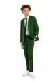Produktbild: OppoSuits Einfarbiger Anzug für Teenager-Jungen in Glorious Green - Abschlussball- und Hochzeitsfeier-Outfit - einschließlich Blazer, Hose und Krawatte - Grün