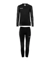Produktbild: uhlsport REACTION GOALKEEPER SET JUNIOR Jugend Torwart Torhüter Fußball Set aus gepolstertem Shirt und Hose, komplette Torhüterbekleidung/Set für Jugendliche - schwarz - Größe 116