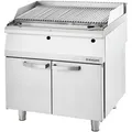 Produktbild: Stalgast Gas-Lavastein-Grill als Standgerät, Serie 700 ND mit V-Rost, 400x700x850 mm