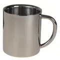 Produktbild: MFH Tasse Edelstahl doppelwandig 250 ml Thermobecher Campingtasse Tasse Becher