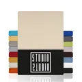 Produktbild: STUDIO Basic Spannbettlaken 90x200cm – Jersey-Spannbetttuch aus 100 % gekämmter Baumwolle – Creme – Öko-Tex Zertifiziert, bügelfrei & elastisch – für Matratzen 15–25 cm