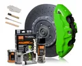 Produktbild: Foliatec Bremssattel Lack Set, Hitzebeständig, Komplettsatz für 4 Bremssättel, neon Green, 7-teiliges Set