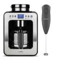 Produktbild: Caso Coffee Compact Kaffeemaschine mit Mahlwerk Filtermaschine Milchaufschäumer