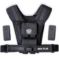 Produktbild: Eric Flag Gewichtsweste 20kg oder 10kg - Einstellbare Weighted Vest für Crosstraining, Krafttraining, Calisthenics und Gym, Bequeme Gewichtsweste mit Herausnehmbare Metall-Gewichte, Damen & Herren