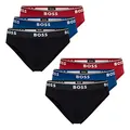 Produktbild: BOSS Herren Power Slips Briefs Unterhosen Cotton Stretch 6er Pack, Farbe:Mehrfarbig, Wäschegröße:XL, Artikel:-962 Black/Blue/red