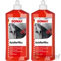 Produktbild: 2x 500ml SONAX AUTOHARTWAX AUTOWACHS LACKPFLEGE VERSIEGELUNG HARTWACHS WACHS