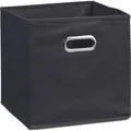 Produktbild: Zeller Aufbewahrungskorb 14133, 21L, 28 x 28 x 28 cm, Stoff, schwarz