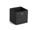 Produktbild: Zeller Present Aufbewahrungskorb Aufbewahrungsbox, Vlies, schwarz, 28 x 28 x 28 cm