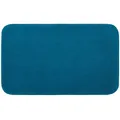 Produktbild: liebling Badematte Badteppich Santos, rutschhemmend beschichtet, schnell trocknend, Polyester, rechteckig, starke Saugfähigkeit, formstabil, in vielen Farben und Größen blau rechteckig | 50 cm x 70 cm