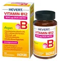 Produktbild: Vitamin B12 Hevert 500 µg Duo Aktiv, 180 St. Tabletten