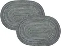 Produktbild: Pichler Tischset Samba 2er-Pack anthrazit Größe oval: 33x48 cm
