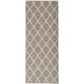Produktbild: Floordirekt Webteppich Cosenza, Weiß, Hellbraun, Textil, Raute, rechteckig, 80x150 cm, pflegeleicht, Teppiche & Böden, Teppiche, Webteppiche