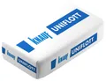 Produktbild: Knauf Uniflott Gipsspachtel-Masse zum Verspachteln von Gipsplatten mit HRK bzw. HRAK ohne Fugen-Deckstreifen, 25 kg – Spezial-Gips, Spachtel-Masse hochfest und schrumpfarm für Wand und Decke, Hellgrau