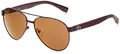 Produktbild: Lacoste L185S Lacoste Sonnenbrille L185S Aviator Sonnenbrille 60, Braun