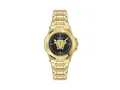 Produktbild: Versace HerA Quartz Uhr, PVD Gold, Schwarz, 37 mm, Shapir-Glas, VE8D00624