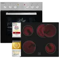 Produktbild: Exquisit Einbauherdset EHE 156-2.1 UBZ-Set | 59 l Garraumvolumen | 7 Backofenprogramme | Kochfeld mit Rahmen | Energieklasse A | Grill