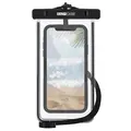 Produktbild: EAZY CASE - wasserdichte Unterwasserhülle Schwarz Schutzhülle Handyhülle Universal Unterwassertasche Handy Tasche wasserfest Universalhülle für alle Smartphones bis 6,7