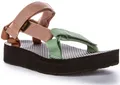 Produktbild: TEVA Midform Universal Offen Zehenschlaufe Vegan Damen Sandale Beige Brown UK 3