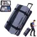 Produktbild: Trolley Koffer Tasche XXL 80cm 120L Trolly Elephant Travel 13032 Grau Schwarz