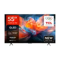 Produktbild: TCL 55T8C 55 Zoll QLED 4K Ultra HDR 144Hz Gaming QLED UHD Google TV Netflix Prim