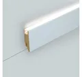 Produktbild: Südbrock Sockelleiste Sockelleiste für LED 19 x 70 inkl Diffuser RAL 9016 Fussleiste Leiste, L: 250 cm, H: 7 cm, 1-St.
