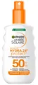 Produktbild: GARNIER After Sun-Spray Garnier Hydra Protect+ 24h LSF 50, Beugt sonnenbedingte Hautalterung vor, wasserfest, zieht schnell ein.