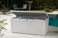 Produktbild: Keter Poolbox Sumatra, 511 Liter in weiß, Gartentruhe Kissenbox Auflagenbox