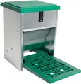 Produktbild: Feedomatic Futterautomat mit Trittklappe 20 kg Futtertrog für Hühner Puten Geflügel