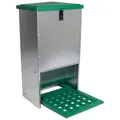 Produktbild: Feedomatic Futterautomat 20kg mit Trittplatte Geflügel Futter Automat Hühnertrog