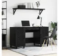 Produktbild: vidaXL, Schreibtisch mit Regal Schwarz Eichen-Optik 140 x 50 x 75 cm
