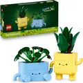 Produktbild: LEGO Botanicals Fröhliche Pflanzen - Spielzeug für Kinder mit 2 Kunstpflanzen