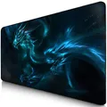 Produktbild: Sidorenko Gaming Mauspad XXL Blau - Großes Mousepad 900x400 mm - rutschfeste Schreibtischunterlage für Gaming und Büro - Fransenfreie Ränder - Präzises und langlebiges maxlvl Large Mouse pad