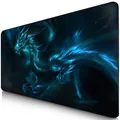 Produktbild: Gaming Mauspad XXL Blau - Großes Mousepad 900x400 mm - rutschfeste Schreibtis...