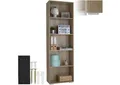 Produktbild: tectake Bücherregal Bücherständer Lexi 5 Fächer 60x30x190cm, Set 1-tlg., MDF