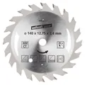Produktbild: WOLFCRAFT Kreissägeblatt, Ø: 140 mm, 20 Zähne, Hartmetall - schwarz