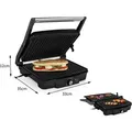 Produktbild: Kontaktgrill Gr-2853 2000 Watt, 29.5 X 23.5 Cm Grillfläche Tischgrill - Tristar