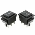 Produktbild: 2 Stück Wippenschalter Ein-Aus-Ein, 2 polig (6pin) Wechselschalter 16A 250~