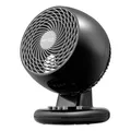 Produktbild: Iris Ohyama Woozoo, Leiser, leistungsstarker & tragbarer Tischventilator, 23m², Reichweite 12m, Oszillation, Vertikale Neigung, Zimmer - Woozoo PCF-M18 - Schwarz