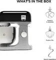 Produktbild: Kenwood KMX750BK KMIX Planetenknetmaschine mit Schüssel mit Stahlgriff