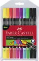 Produktbild: Faber-Castell Malstift Faber Castell Doppelfasermaler 10er Etui neon