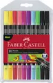 Produktbild: Faber Castell Doppelmaler Zweispitzmaler Faserschreiber Duo Neon 10 Farben
