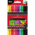Produktbild: Faber-Castell 151109 Neon Filzstifte Doppelfasermaler 10er Set Highlight !!!